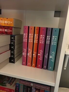 Boys of Tommen Rainbow Spine Books by Chloe Walsh